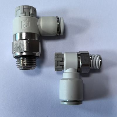 Pneumatische buizenbevestigingen voor de aansluiting in zwart G1/2 poortgrootte voor duurzame en lekvrije aansluitingen in pneumatische systemen